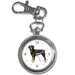 Rottweiler Dog Gifts BW Key Chain Watch