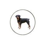 Rottweiler Dog Gifts BW Hat Clip Ball Marker