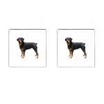 Rottweiler Dog Gifts BW Cufflinks (Square)