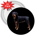 Rottweiler Dog Gifts BB 3  Button (10 pack)