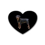 Rottweiler Dog Gifts BB Heart Coaster (4 pack)
