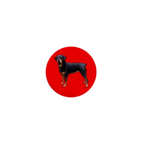 Rottweiler Dog Gifts BR 1  Mini Button from UrbanLoad.com Front