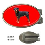Rottweiler Dog Gifts BR Money Clip (Oval)
