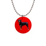 Rottweiler Dog Gifts BR 1  Button Necklace