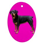 Rottweiler Dog Gifts BP Ornament (Oval)