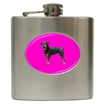 Rottweiler Dog Gifts BP Hip Flask (6 oz)
