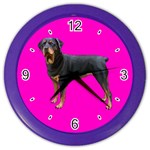 Rottweiler Dog Gifts BP Color Wall Clock