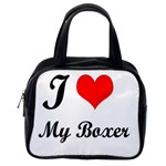 I Love My Boxer Classic Handbag (One Side)