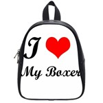 I Love My Boxer School Bag (Small)
