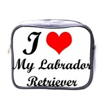 I Love My Labrador Retriever Mini Toiletries Bag (One Side)