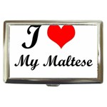 I Love My Maltese Cigarette Money Case