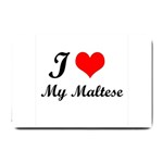 I Love My Maltese Small Doormat