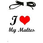 I Love My Maltese Shoulder Sling Bag