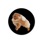 Pomeranian Dog Gifts BB Rubber Round Coaster (4 pack)
