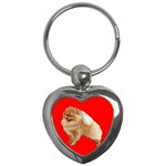 Pomeranian Dog Gifts BR Key Chain (Heart)