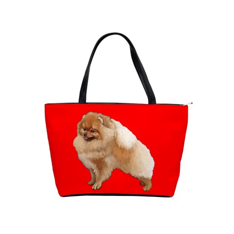 Pomeranian Dog Gifts BR Classic Shoulder Handbag from UrbanLoad.com Front
