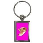 Pomeranian Dog Gifts BP Key Chain (Rectangle)