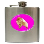 Pomeranian Dog Gifts BP Hip Flask (6 oz)