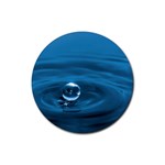 Water Drop Rubber Round Coaster (4 pack)