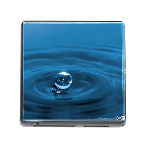Water Drop Memory Card Reader with Storage (Square) from UrbanLoad.com Front