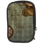 Steampunk Time Machine Vintage Art Compact Camera Leather Case