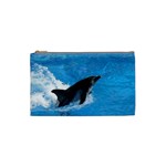 Swimming Dolphin Cosmetic Bag (Small)
