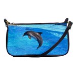 Jumping Dolphin Shoulder Clutch Bag