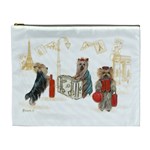 Travelling Yorkies in Paris Cosmetic Bag (XL)