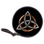 Triquetra Brown/silver Classic 20-CD Wallet