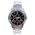 Triquetra Brown/silver Stainless Steel Analogue Men’s Watch