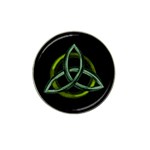 Triquetra/Green Hat Clip Ball Marker (10 pack)