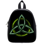 Triquetra/Green School Bag (Small)
