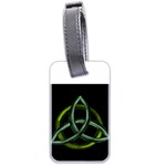 Triquetra/Green Luggage Tag (two sides)