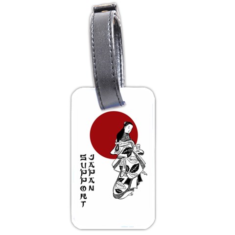 Kimono Girl Luggage Tag (one side) from UrbanLoad.com Front