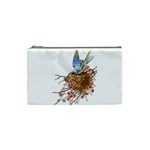 Bluebird and Nest Cosmetic Bag (Small)