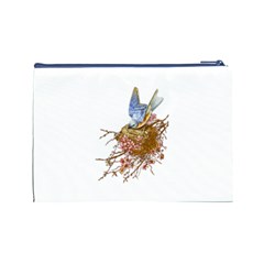 Bluebird and Nest Cosmetic Bag (Large) from UrbanLoad.com Back