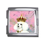 White Poodle Princess Print 5 By 6 Zazzle Copy Mega Link Italian Charm (18mm)