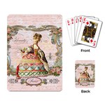 Marie A Colorful Dress Pink Roses Artsnow Playing Cards Single Design