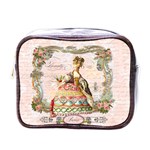 Marie A Colorful Dress Pink Roses Artsnow Mini Toiletries Bag (One Side)