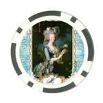 Marie Antoinette Pink Roses And Blue 6 By 8 Copy Poker Chip Card Guard (10 pack)