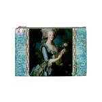 Marie Antoinette Pink Roses And Blue 6 By 8 Copy Cosmetic Bag (Medium)