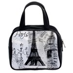 Eiffel Collage Squared Zazz Classic Handbag (Two Sides)