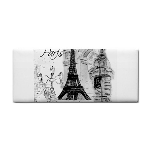 Eiffel Collage Squared Zazz Hand Towel from UrbanLoad.com Front