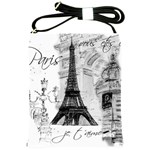 Eiffel Collage Squared Zazz Shoulder Sling Bag