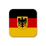 800px Flag Of Germany (state) Svg Rubber Square Coaster (4 pack)