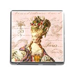Marie In Pink W Script Mirror 3 Png Or Stickers Memory Card Reader with Storage (Square)
