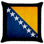 Bosnia And Herzegovina2 Throw Pillow Case (Black)