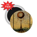 Steampunk Hot Air Balloon Pillow Gold 2 For Artsnow 2.25  Magnet (10 pack)