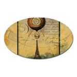 Steampunk Hot Air Balloon Pillow Gold 2 For Artsnow Magnet (Oval)