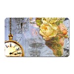 Steampunk Yellow Roses Lge Fini Square For Pillow Magnet (Rectangular)
